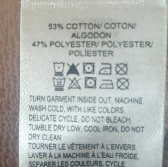 Lucky Brand Pink Crop Hoodie Size L - Picture 7 of 7